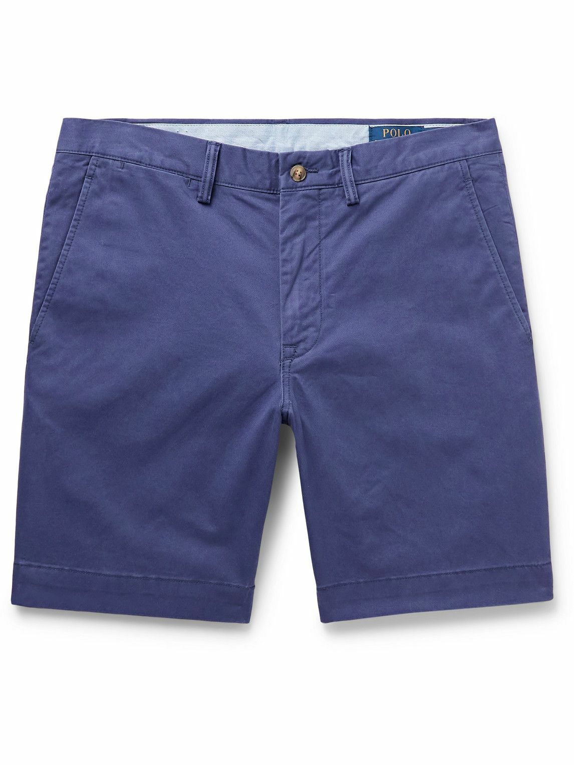 Polo Ralph Lauren - Straight-Leg Stretch-Cotton Twill Shorts - Blue ...