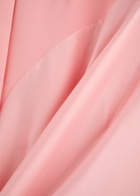 Solace London Gaia Satin and Crepe Midi Dress Light Pink