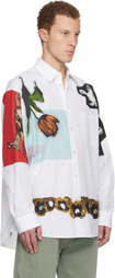 Marni White Artists' Capsule Poplin Shirt