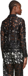 Puppets and Puppets Black Polyester Blazer