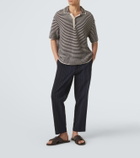 Orlebar Brown Sonoran striped cotton straight pants