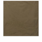 Damson Madder Women's Embroidered Headscarf in Khaki 