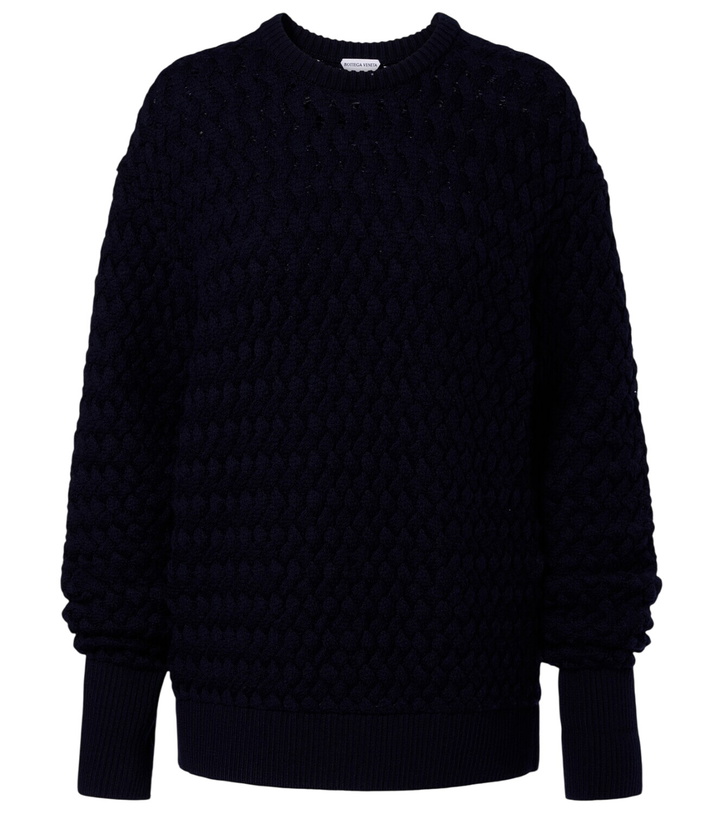 Photo: Bottega Veneta Intrecciato wool sweater