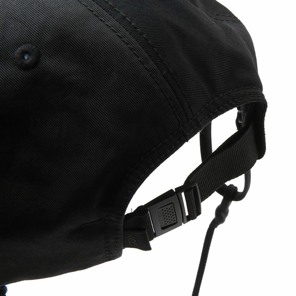 DAIWA Men's Twill And Cord Tech 6 Panel Cap in Black DAIWA