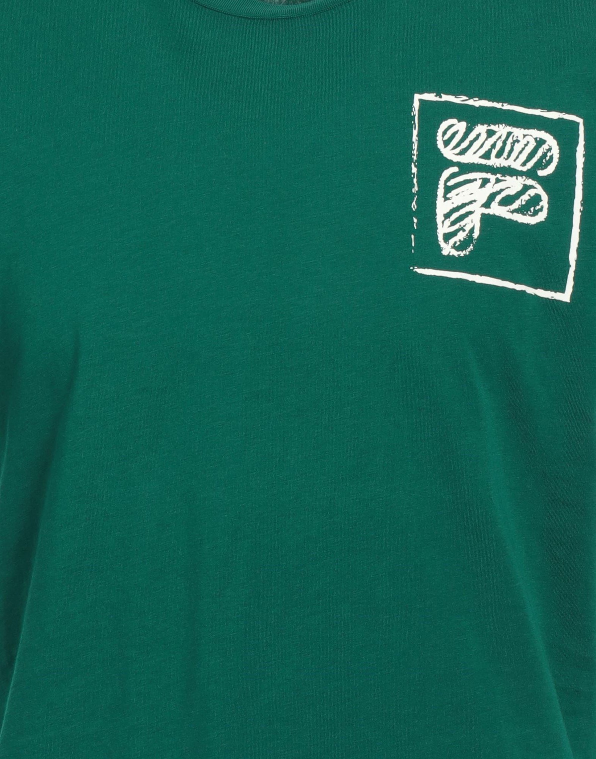 Fila Mens T-shirt in Emerald green