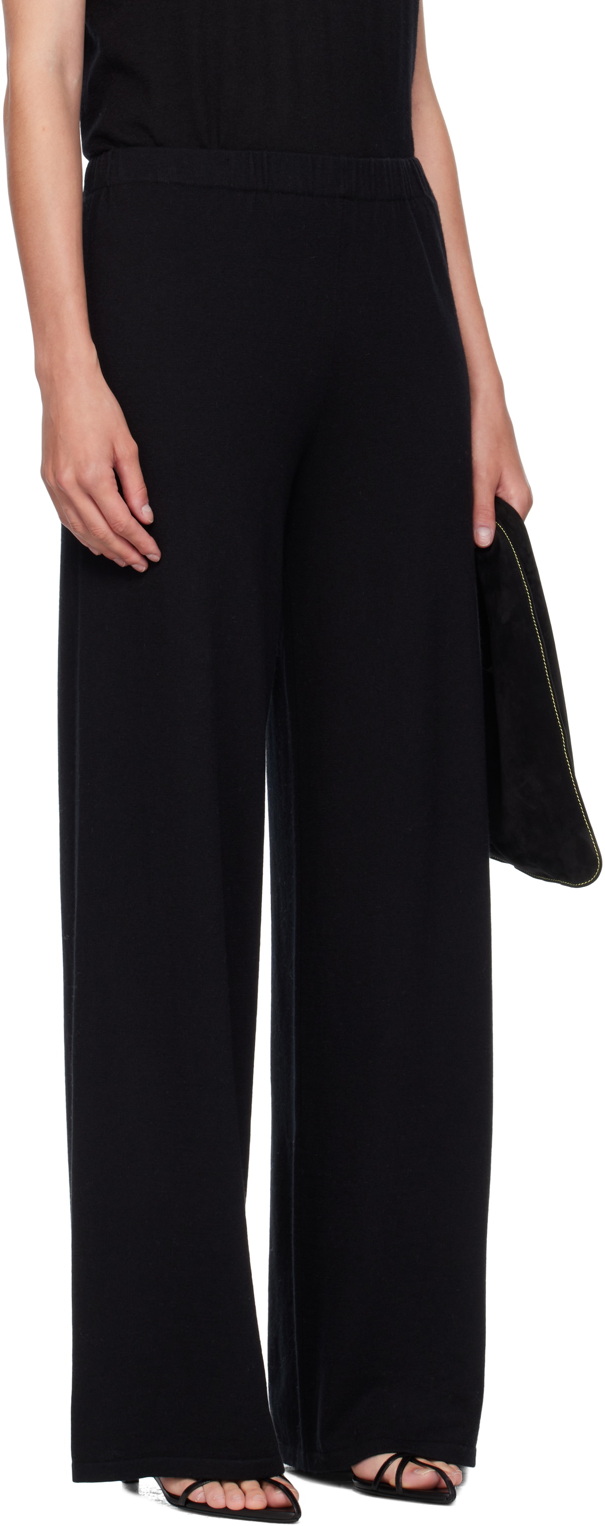 LISA YANG Black Aina Trousers