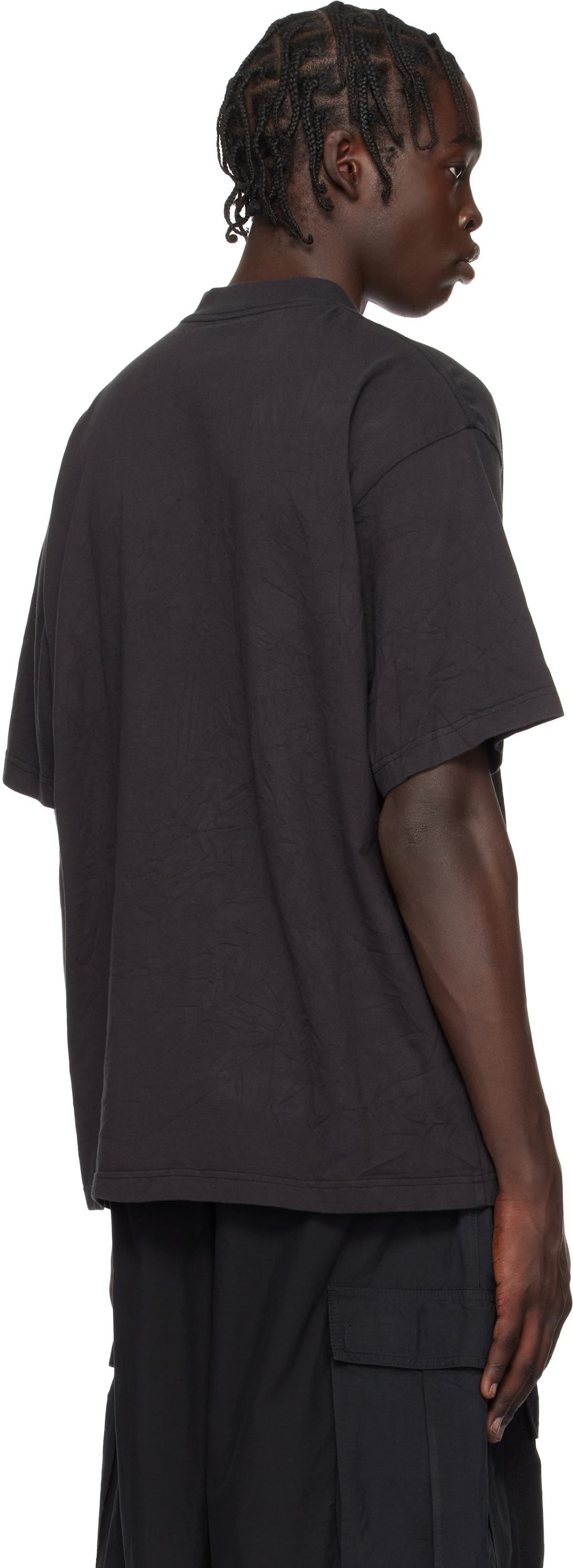 Balenciaga Black Loop Sports Icon Medium Fit T-shirt Balenciaga