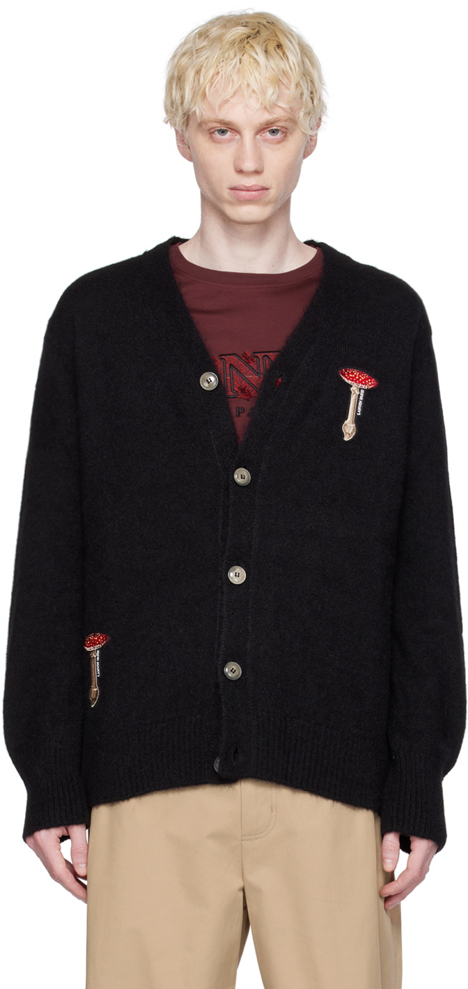 Lanvin Black Embroidered Cardigan Lanvin