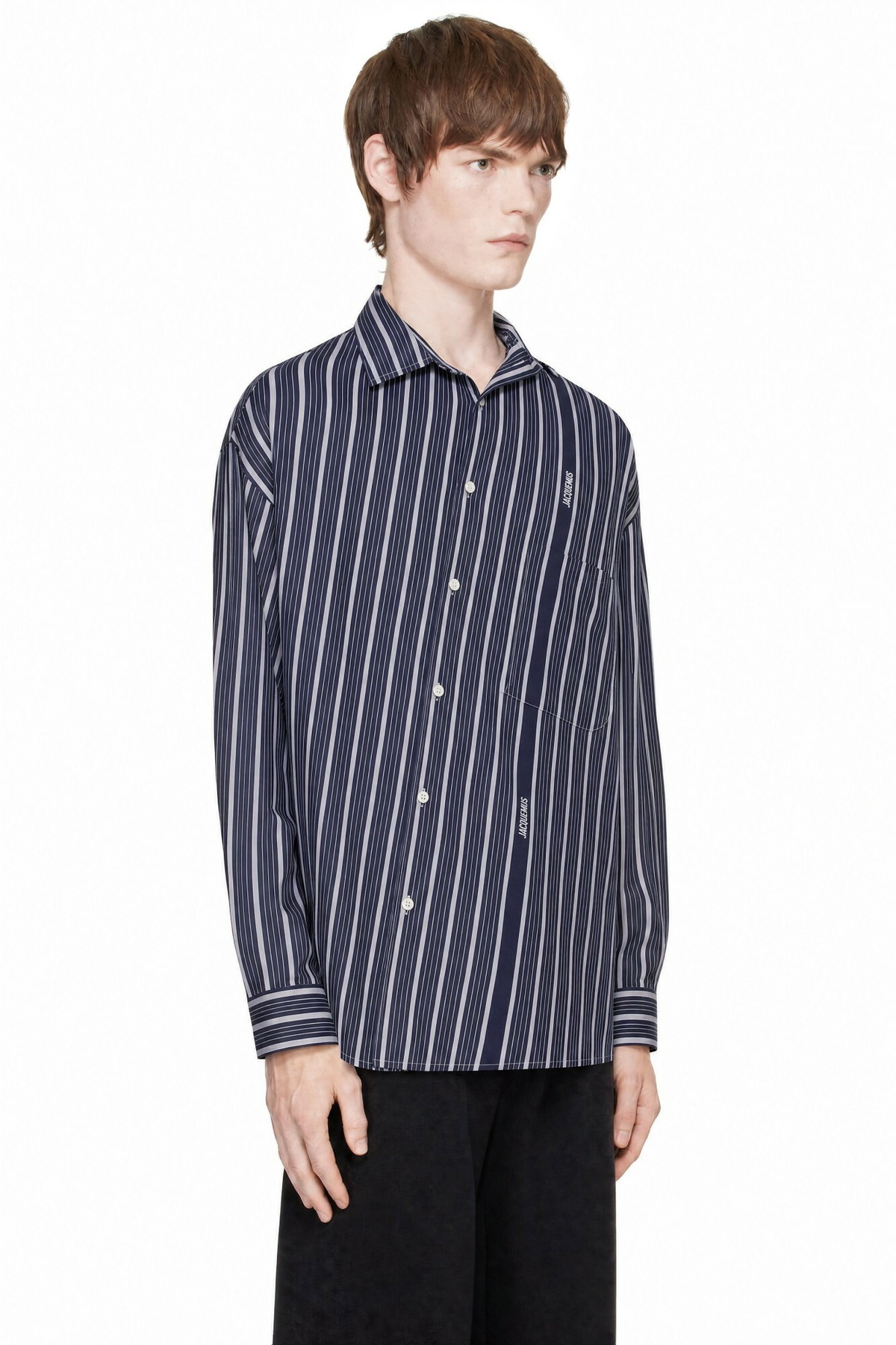 JACQUEMUS Navy 'The Cuadro' Shirt