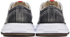 Maison MIHARA YASUHIRO Black Yucca OG Sole Bleach-Wash Low-Top Sneakers