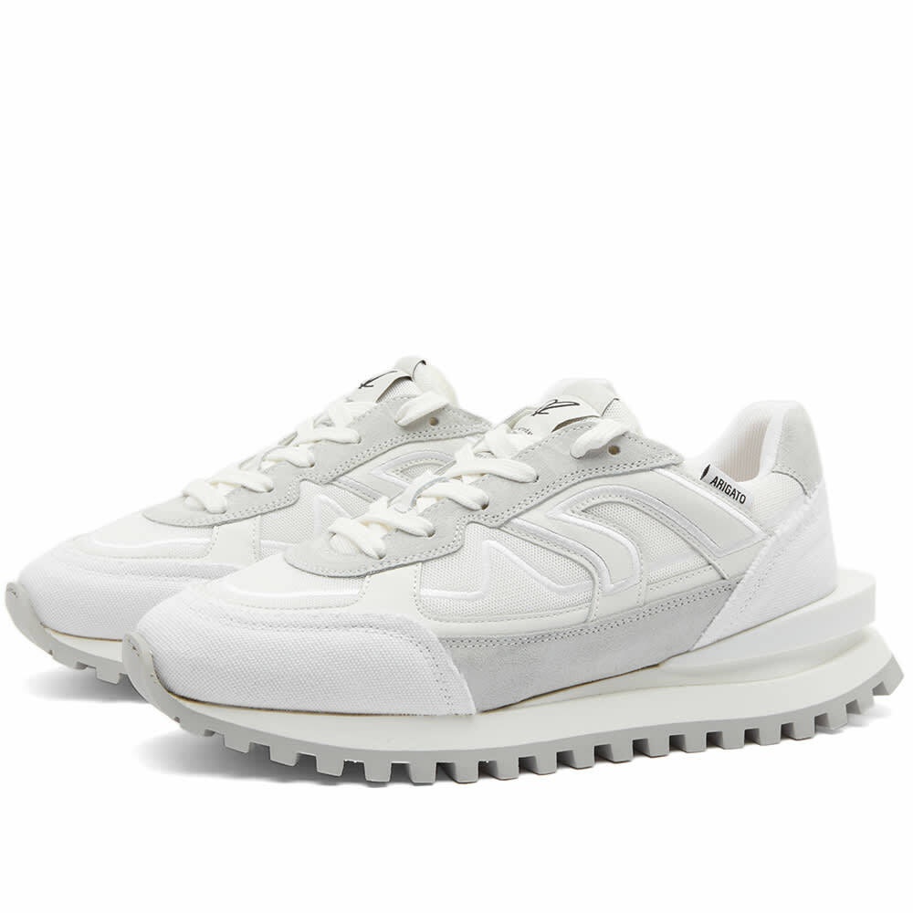 Axel Arigato Women's Sonar Sneakers in White/Grey Axel Arigato