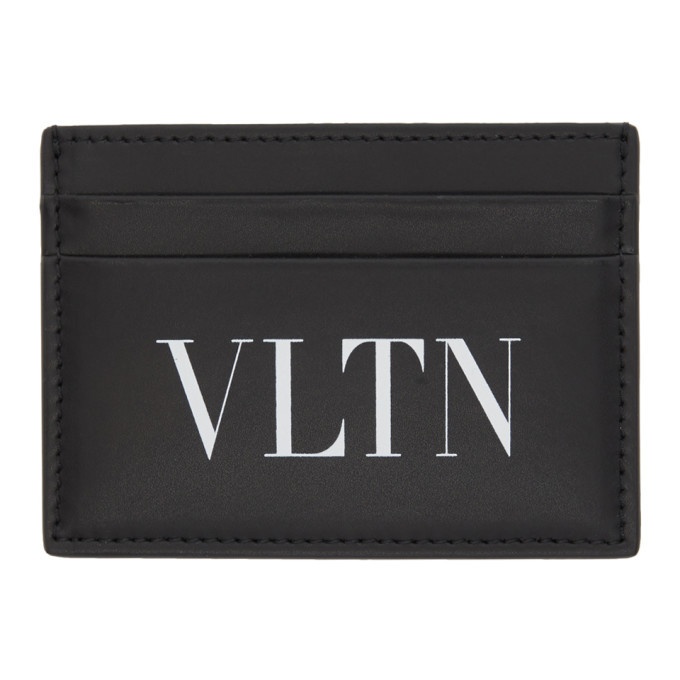 Photo: Valentino Black Valentino Garavani VLTN Card Holder