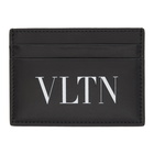 Valentino Black Valentino Garavani VLTN Card Holder