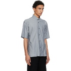 HOMME PLISSÉ ISSEY MIYAKE Blue Stripe Jersey Shirt