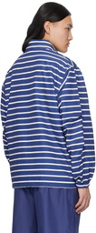 DAIWA PIER39 Blue & White Stripe Tech Sailing Jacket