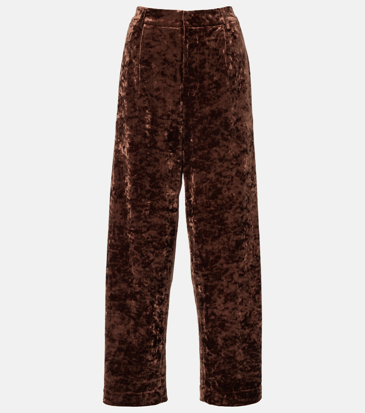 Xu Zhi Velvet straight pants