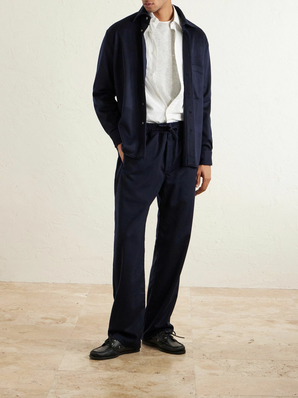 Saman Amel - Cashmere Shirt Jacket - Blue