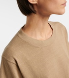The Row Orlan cotton and silk-blend T-shirt