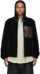 Loewe Black Shearling Jacket