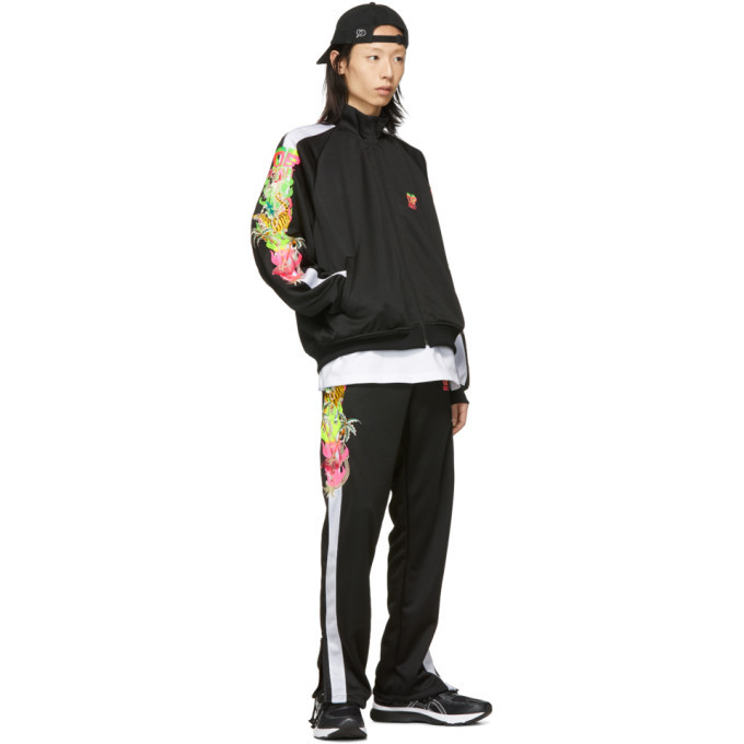 Doublet Black Chaos Embroidery Track Jacket Doublet