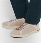 Loro Piana - Traveller Suede and Canvas Sneakers - Neutrals