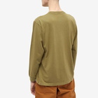 Battenwear Men's Long Sleeve Pocket T-Shirt in Olive