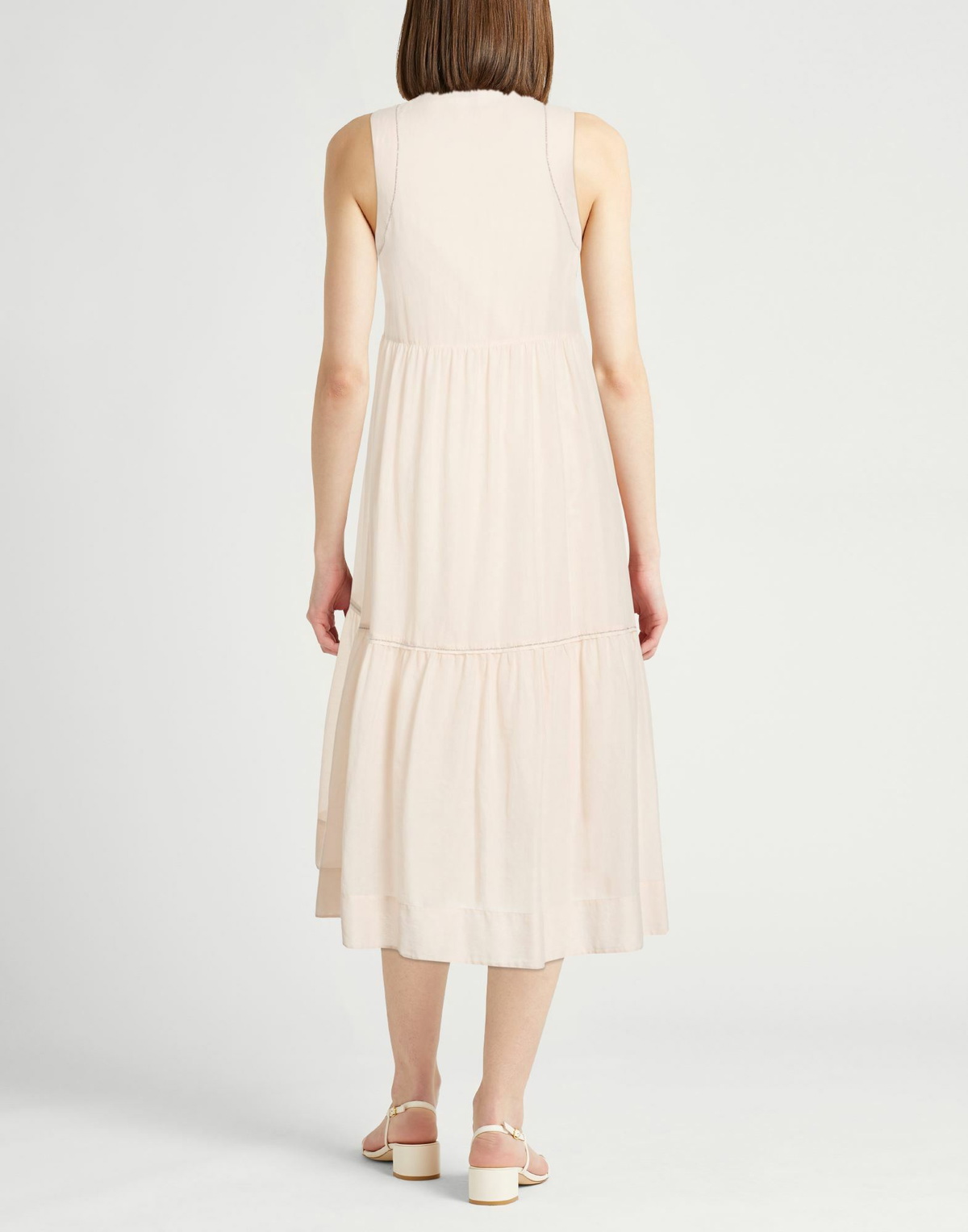 Peserico Womens Maxi dress Blush