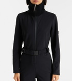 Yves Salomon Shearling-trimmed belted ski suit