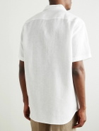 Brioni - Capri Camp-Collar Linen Shirt - White