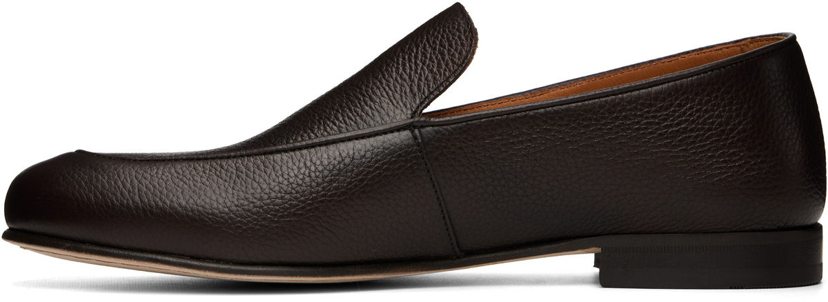 BOSS Brown Leather Loafers