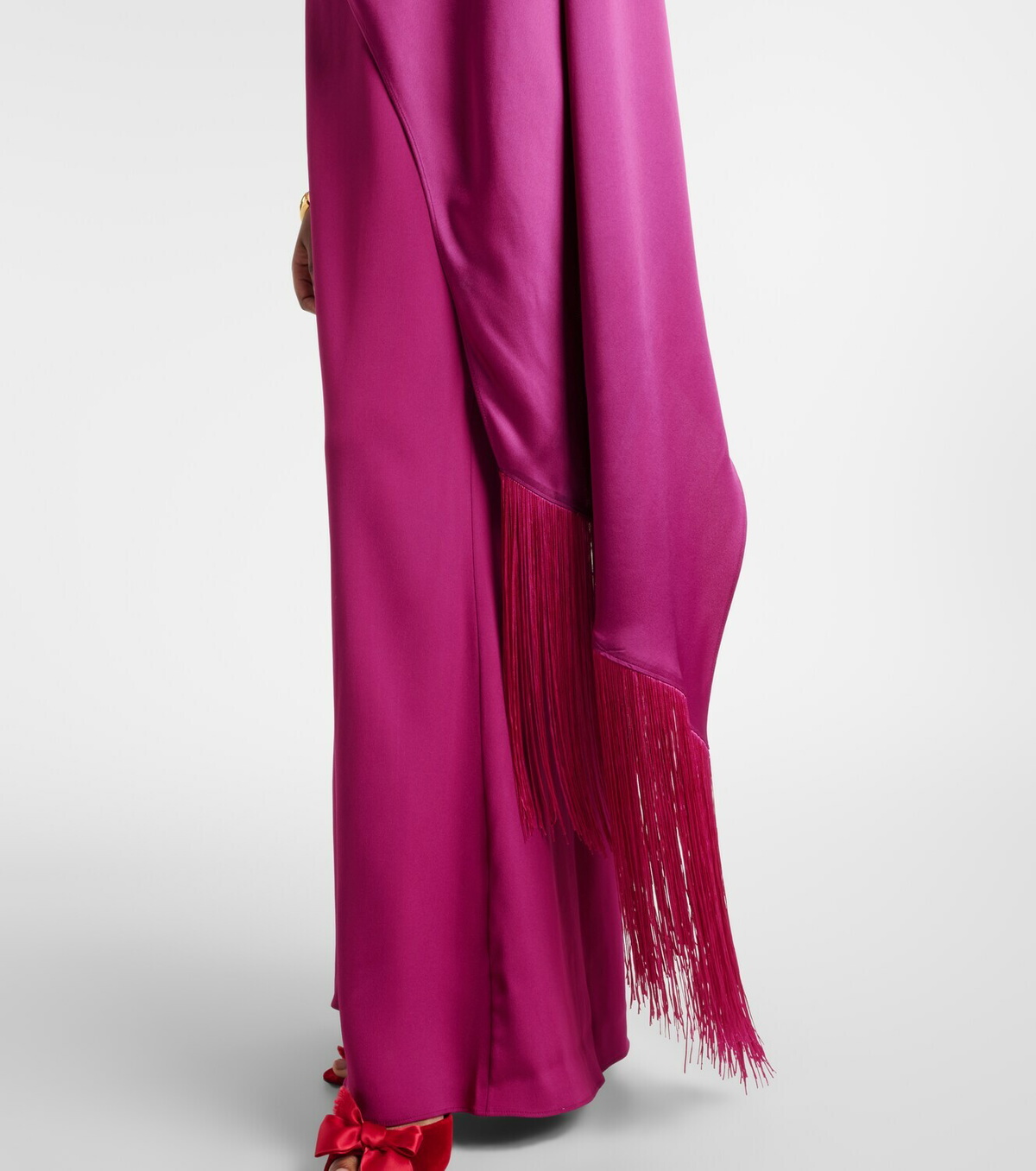Taller Marmo Berenson draped crêpe cady gown