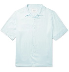 Noon Goons - Pharcyde Camp-Collar Cotton Shirt - Sky blue