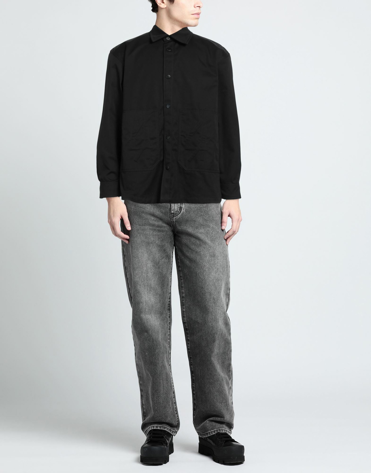 44 Label Group Mens Shirt in Black