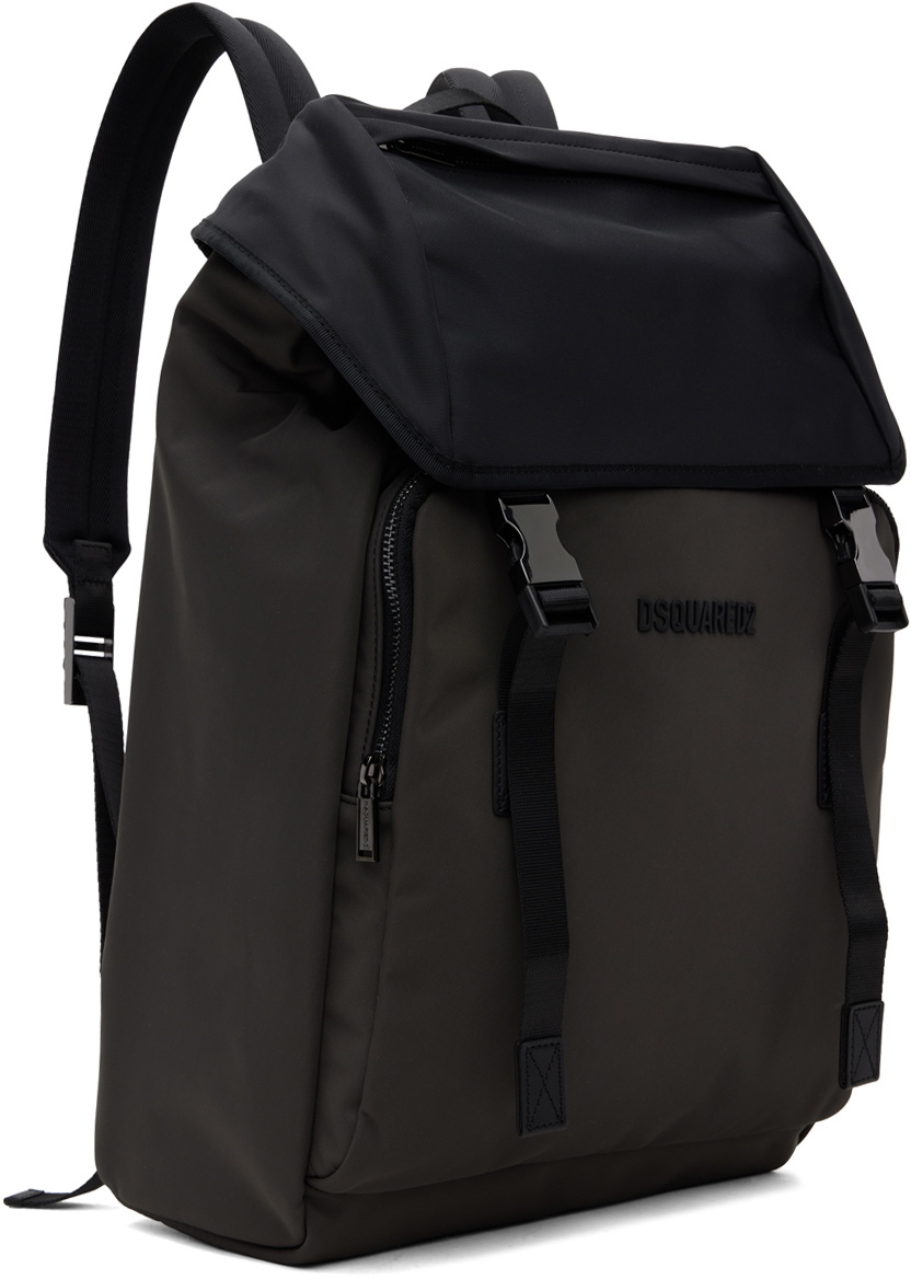 Dsquared2 Black & Gray Urban Backpack