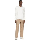 AMI Alexandre Mattiussi Beige Panelled Cargo Pants