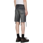 John Elliott Black Denim The Cast 2 Shorts