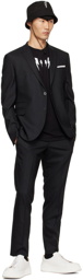 Neil Barrett Black Polyester Suit