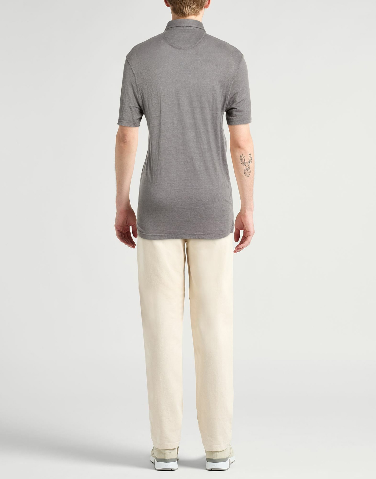 Fedeli Mens Polo shirt Charcoal