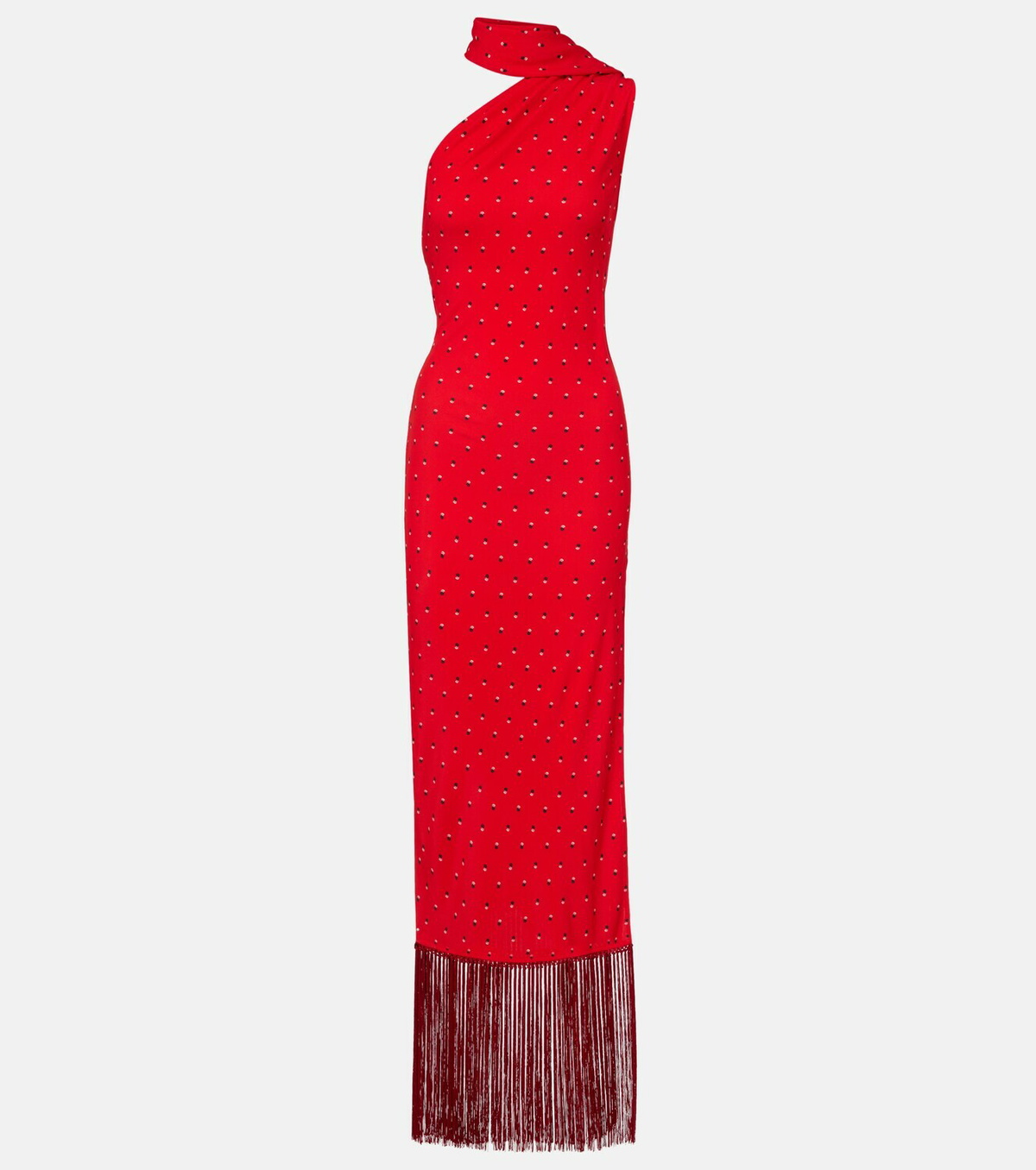 Acne Studios Dassy asymmetric maxi dress