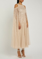 Needle & Thread Moonlight Sequin-embellished Tulle Gown Light Pink