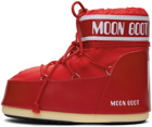 Moon Boot Red Icon Low Boots