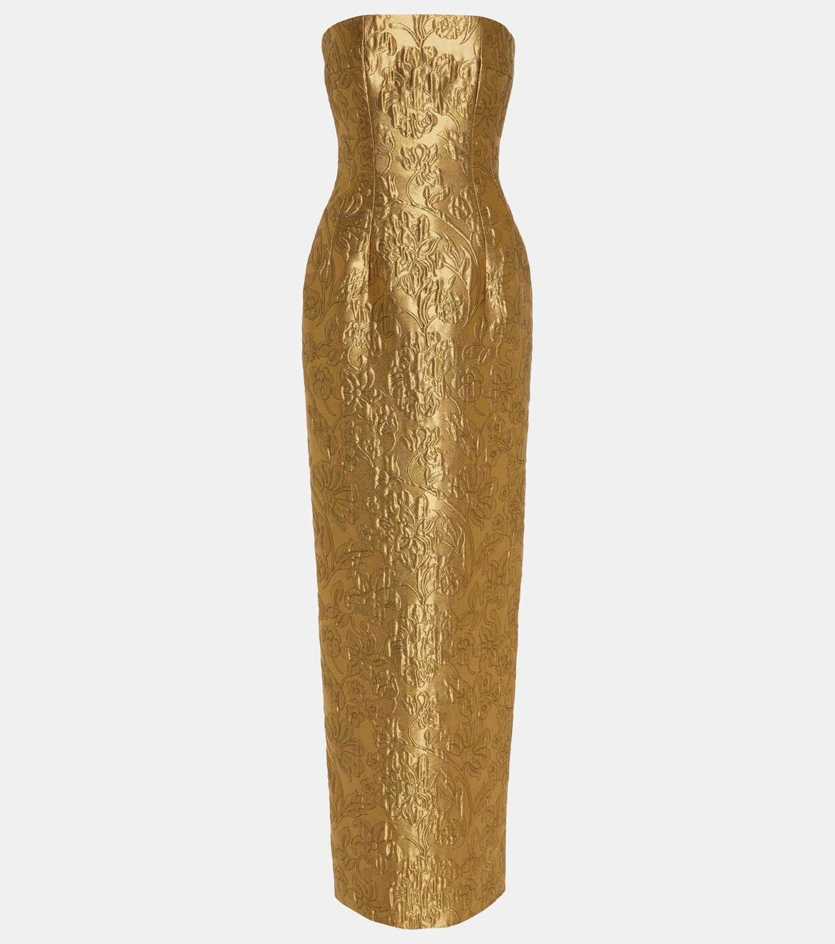 Emilia Wickstead Laelia strapless brocade gown Emilia Wickstead