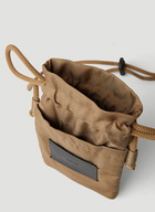 Arcs - Minute Crossbody Pouch in Brown