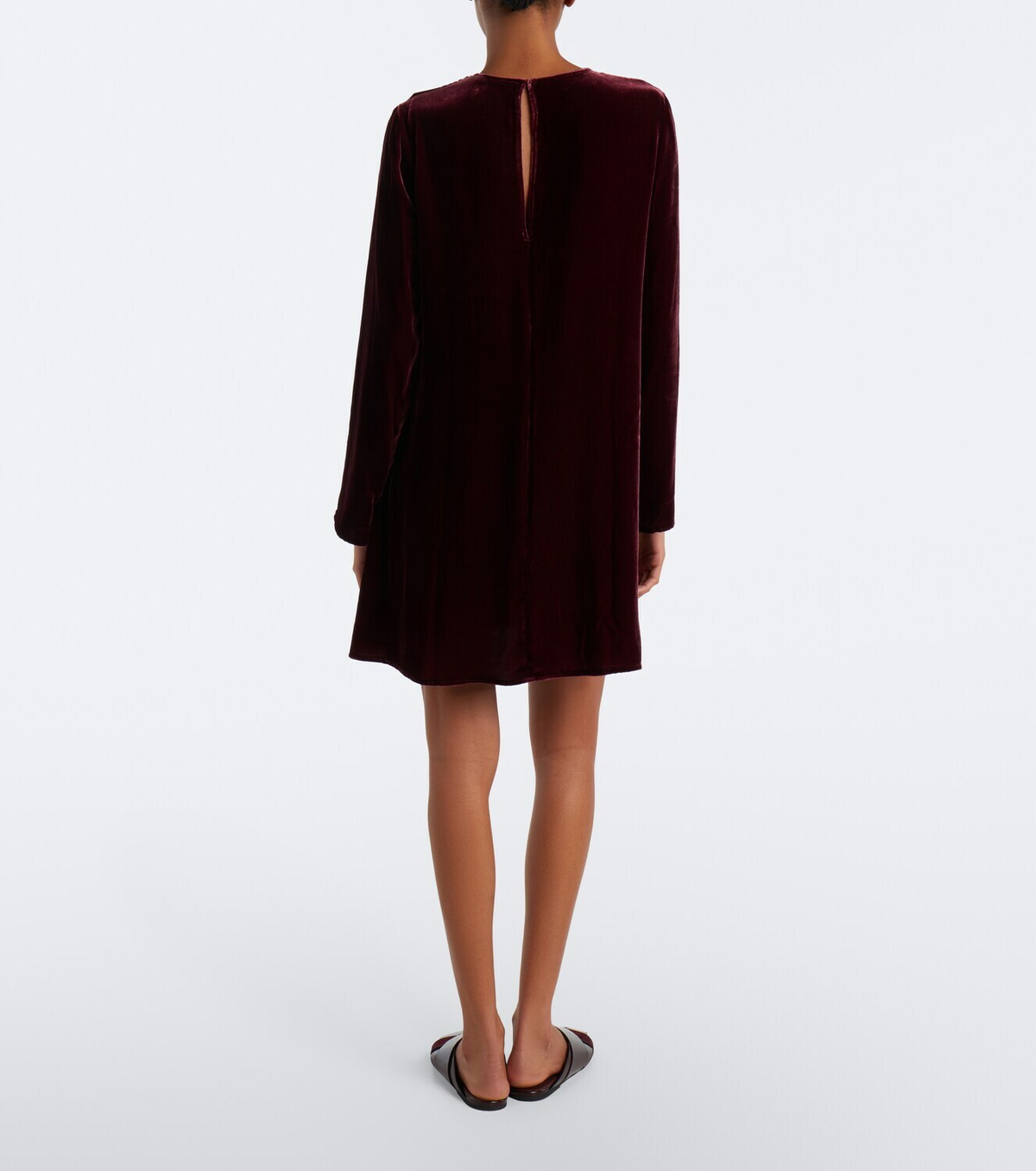 Asceno Larissa velvet minidress