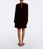 Asceno Larissa velvet minidress