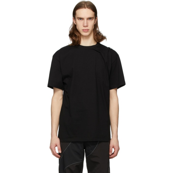Photo: Post Archive Faction PAF Black 3.0 Right Half Sleeve T-Shirt