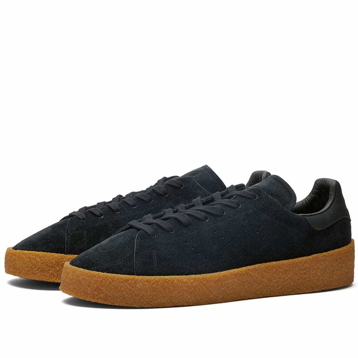 Photo: Adidas Men's Stan Smith Crepe Sneakers in Core Black