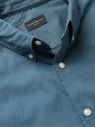Club Monaco - Button-Down Collar Cotton-Twill Shirt - Blue