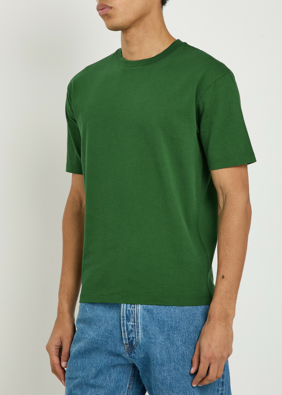 Drake's Hiking Cotton T-shirt Khaki