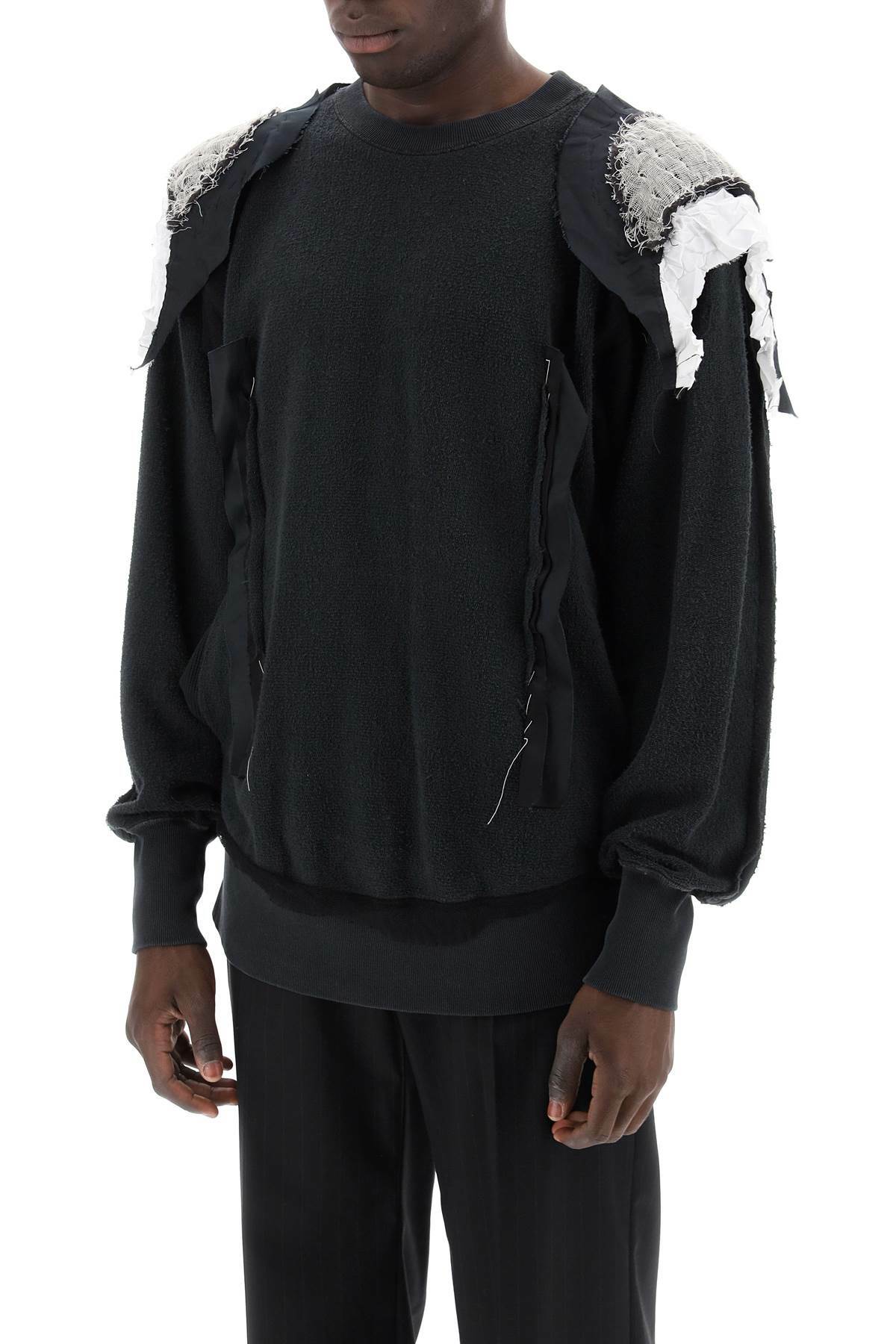 MAISON MARGIELA inside-out sweatshirt Black Maison Margiela